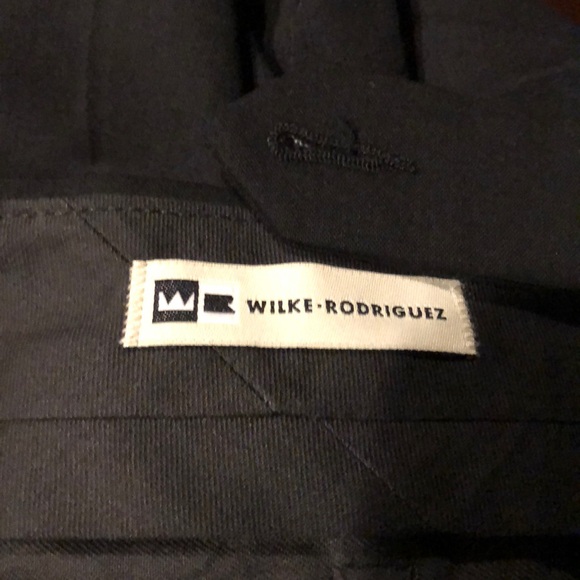 Black Wool Slacks sz 38 - Picture 4 of 6